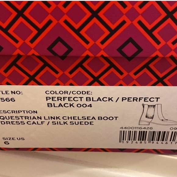 Tory Burch Black Equestrian Link Chelsea boots - Picture 9 of 9